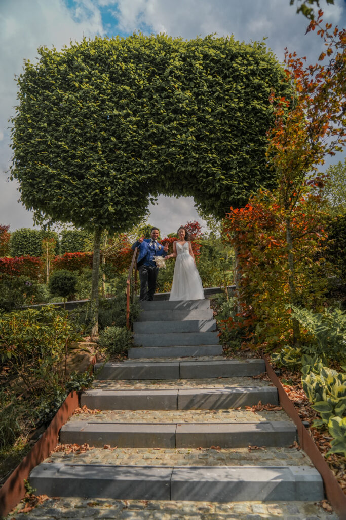 Jardin à la Française — photographe de mariage à Liège | BeCreative